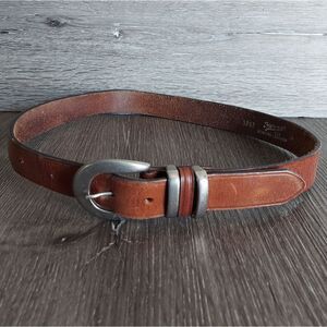 Merona Brown Leather Belt Medium